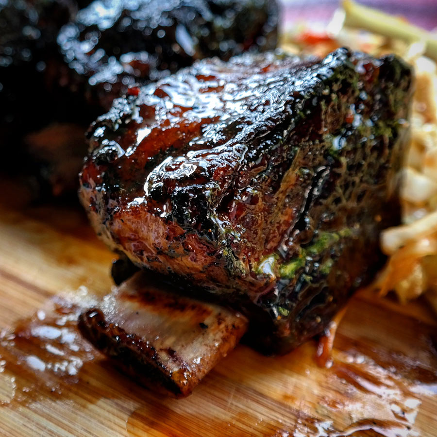 Honey BBQ Sous Vide Short Ribs